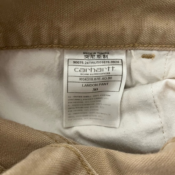 Carhartt WIP Landon Pant - Dusty Hamilton Brown Size 30 - Picture 6 of 6